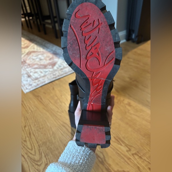 Christian Louboutin Macadamia 100 leather boots EU 37 - Picture 7 of 12